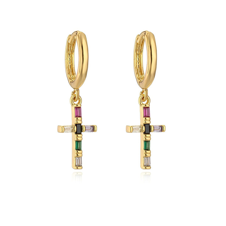 Boucles D'Oreilles Croix Hannah