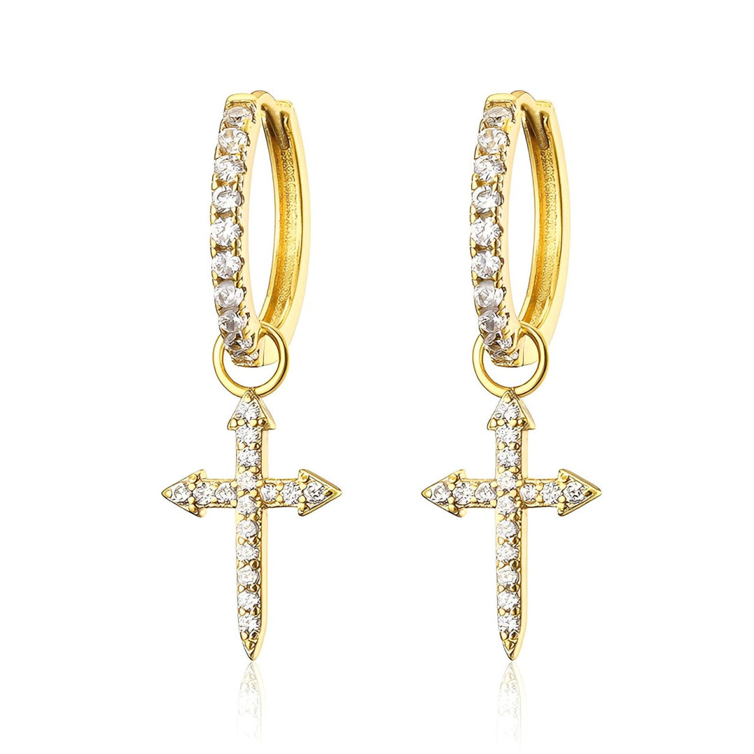 Boucles D'Oreilles Croix Naomi