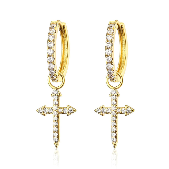 Boucles D'Oreilles Croix Naomi