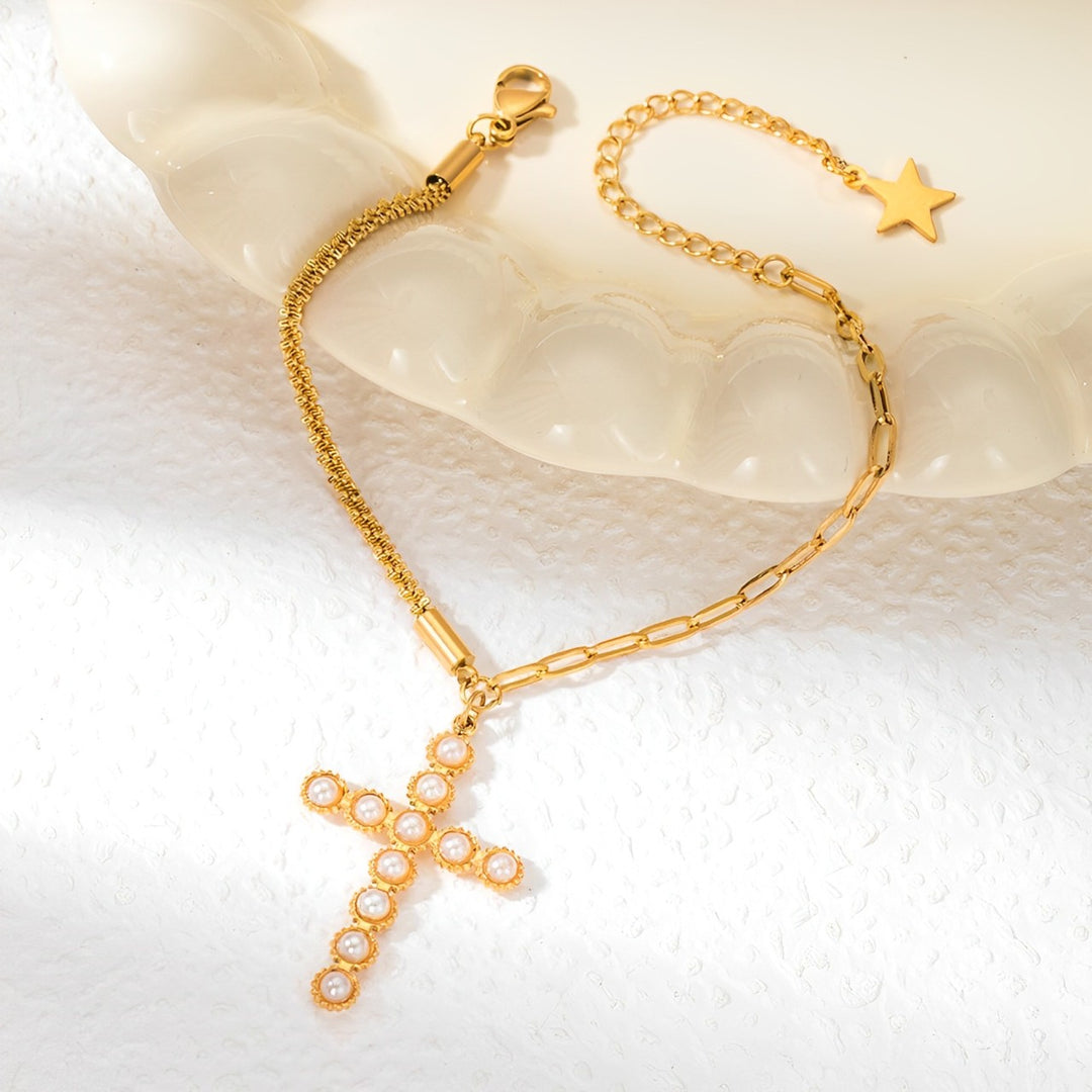 Bracelet Croix Étoile