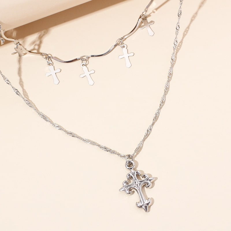 Chartres-Kreuz-Halskette