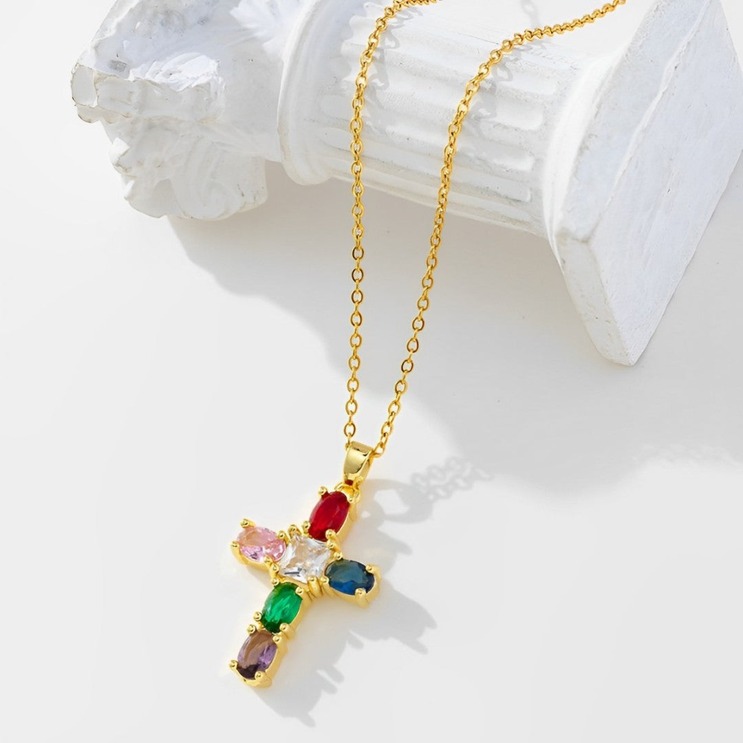 Collier Croix Anne