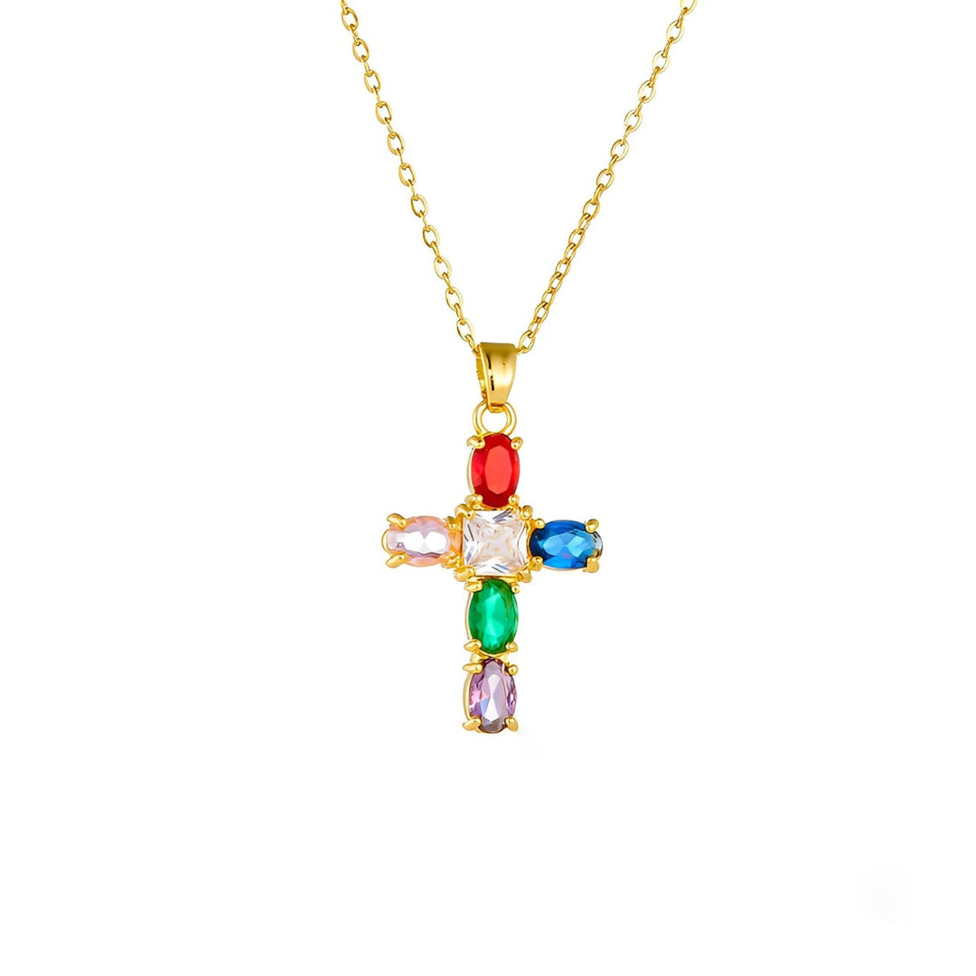 Collier Croix Anne