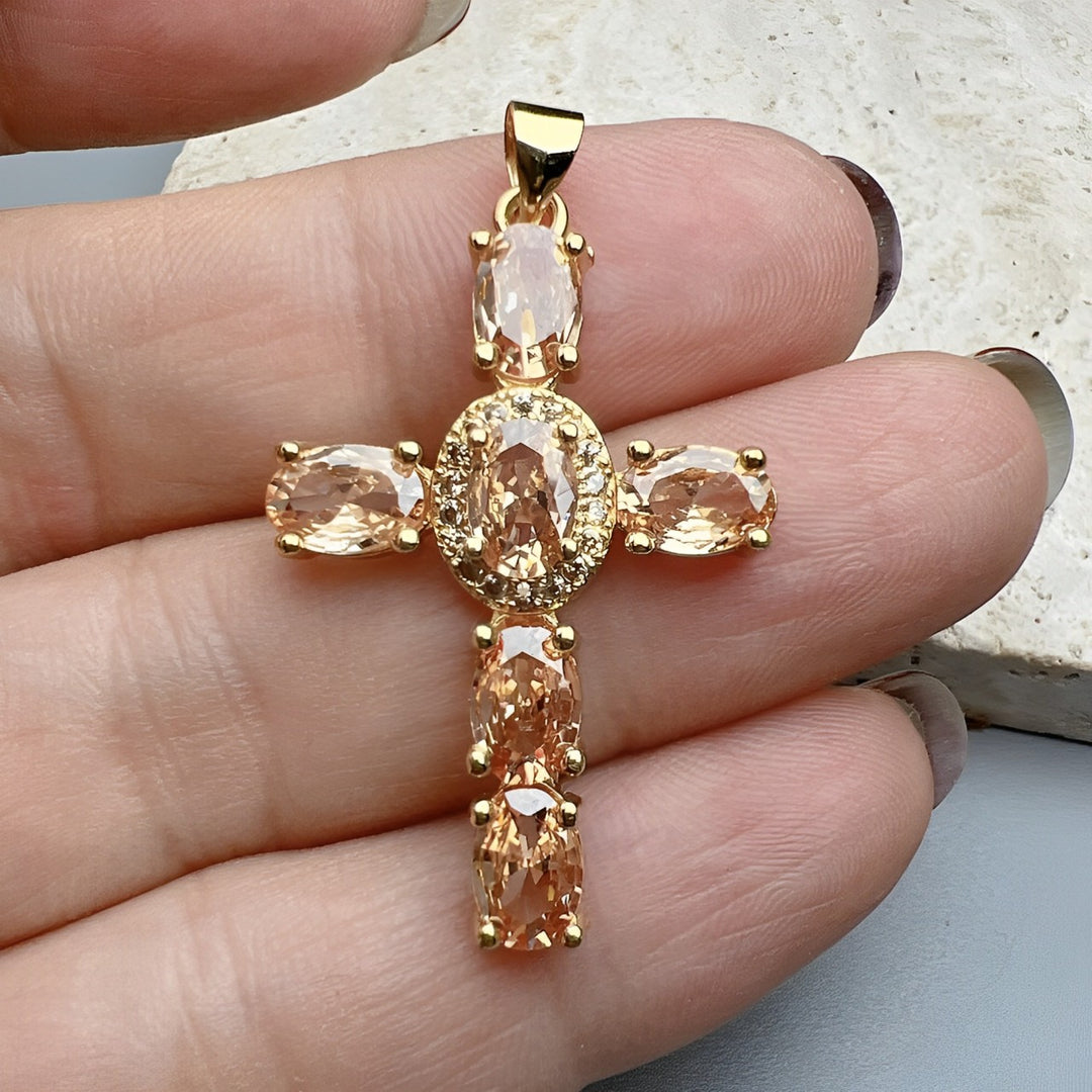 Collier Croix Aube