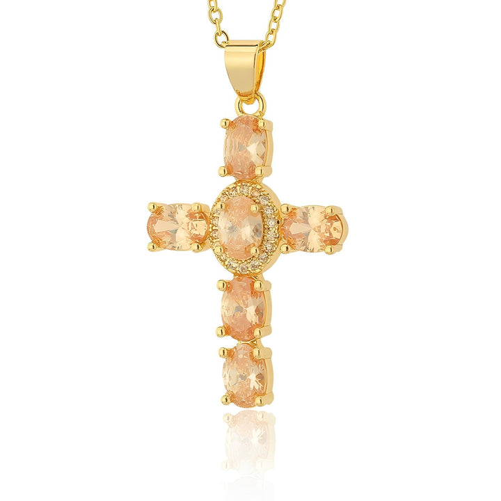 Collier Croix Aube