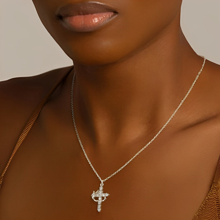 Collier Croix Couronne